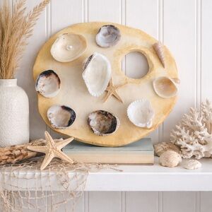 Handmade Mermaid Seashell Palette (see description, please!)